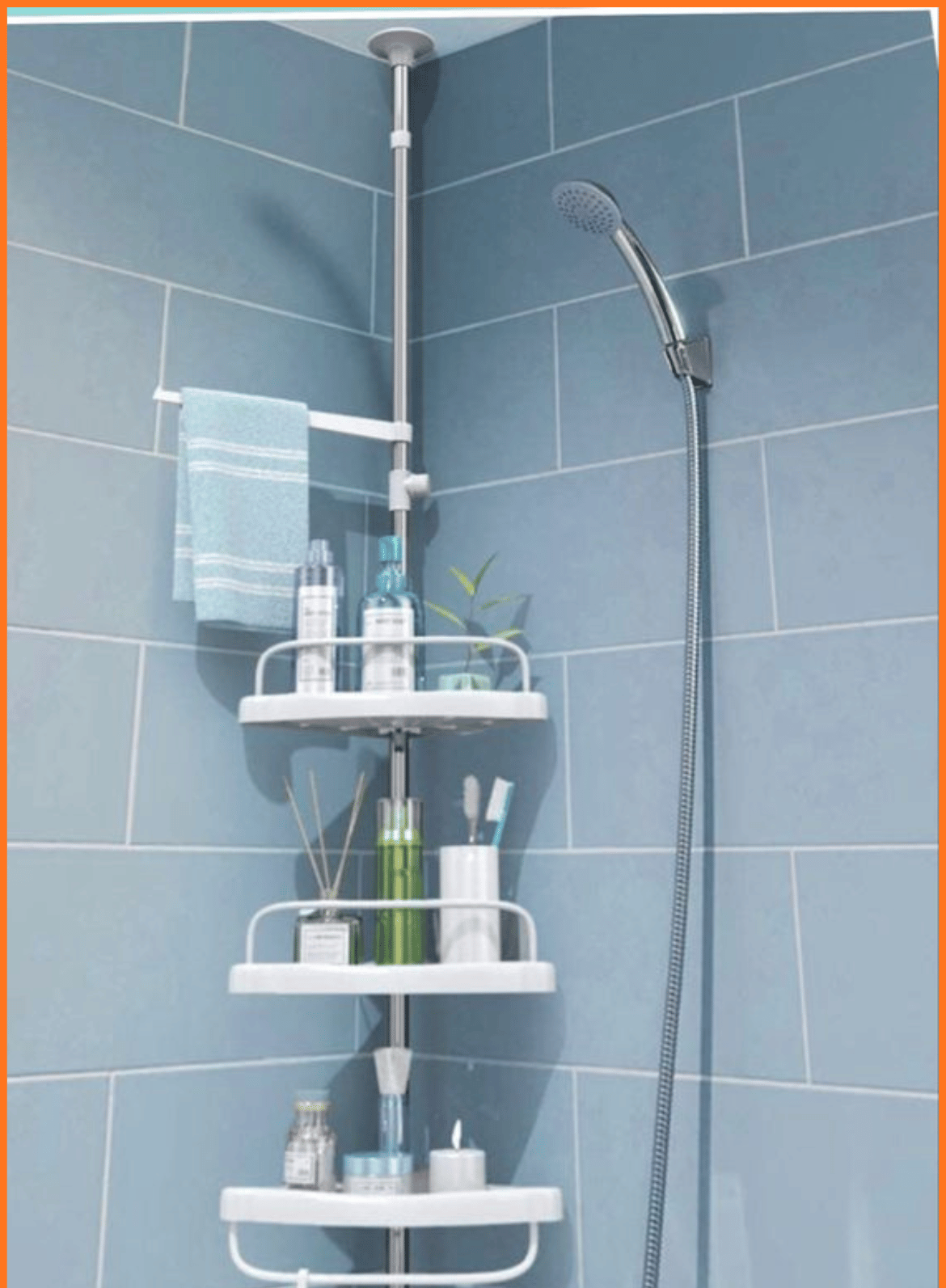 Étagère de Douche Réglable en Inox - Disponible a Kin-Lushi et Kolwezi - 40$