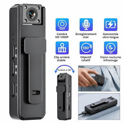 FILMEZ EN TOUTE DISCRÉTION, PARTOUT ET À TOUT MOMENT-camera-portable-hd-capturez-des-preuves-nettes - 39$