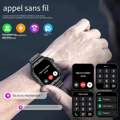 Montre intelligente sportive pour hommes