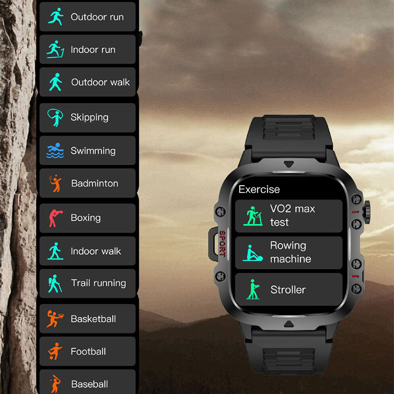 Montre intelligente sportive pour hommes