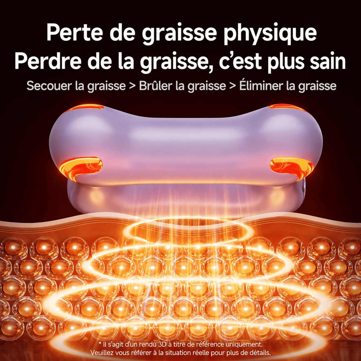 Vibration, brûleur de graisse musculaire silencieux - Ceinture amincissante portable - 39$