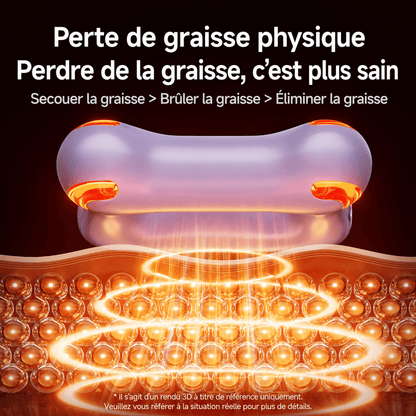 Vibration, brûleur de graisse musculaire silencieux - Ceinture amincissante portable - 39$
