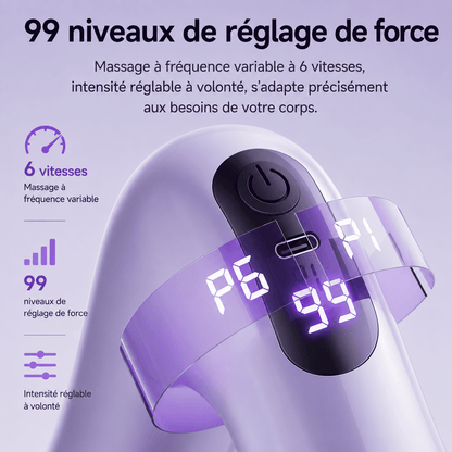 Vibration, brûleur de graisse musculaire silencieux - Ceinture amincissante portable - 39$