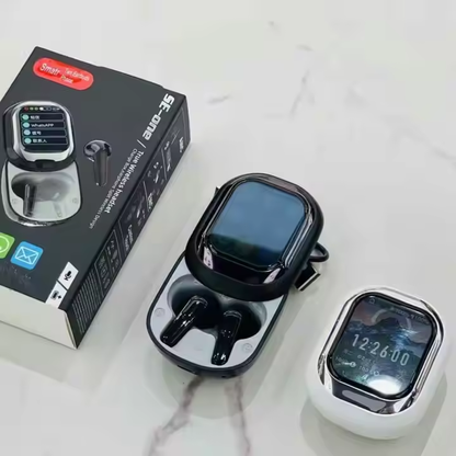Écouteurs Sans Fil Intelligents SE-ONE TWS, Casque BT à Écran Tactile, Push de Messages et Écouteurs Tactiles