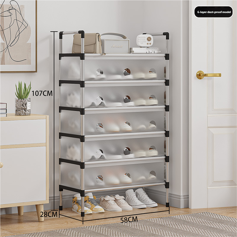 Etagère à chaussures en métal à 7 niveaux - 40$