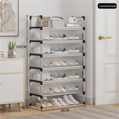 Etagère à chaussures en métal à 7 niveaux - 40$