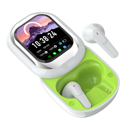 Écouteurs Sans Fil Intelligents SE-ONE TWS, Casque BT à Écran Tactile, Push de Messages et Écouteurs Tactiles