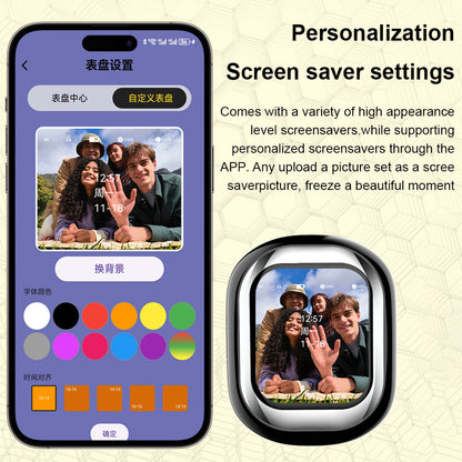 Écouteurs Sans Fil Intelligents SE-ONE TWS, Casque BT à Écran Tactile, Push de Messages et Écouteurs Tactiles