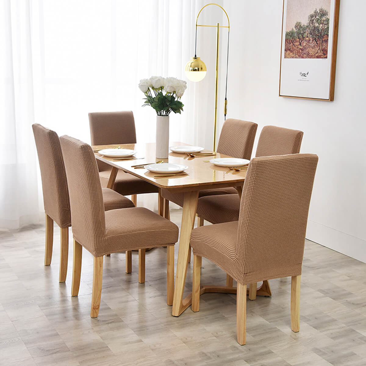 HOUSSES DE CHAISE QUALITÉ PREMIUM Ultime (Lot de 6) - Disponible à Kinshasa