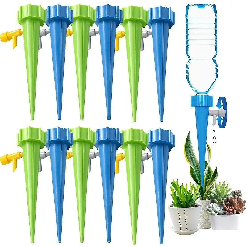 Pour toutes vos plantations- Appareils d'arrosage goutte à goutte automatique pour plantes à libération lente - Lot de 15 Pieces-35$