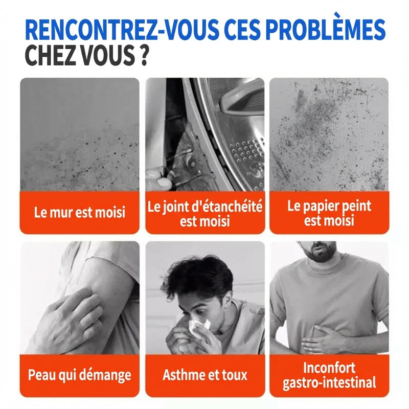 🔥Vente Flash 2026🔥 Spray Anti-Moisissures Hautement Efficace - Empêche la Réapparition