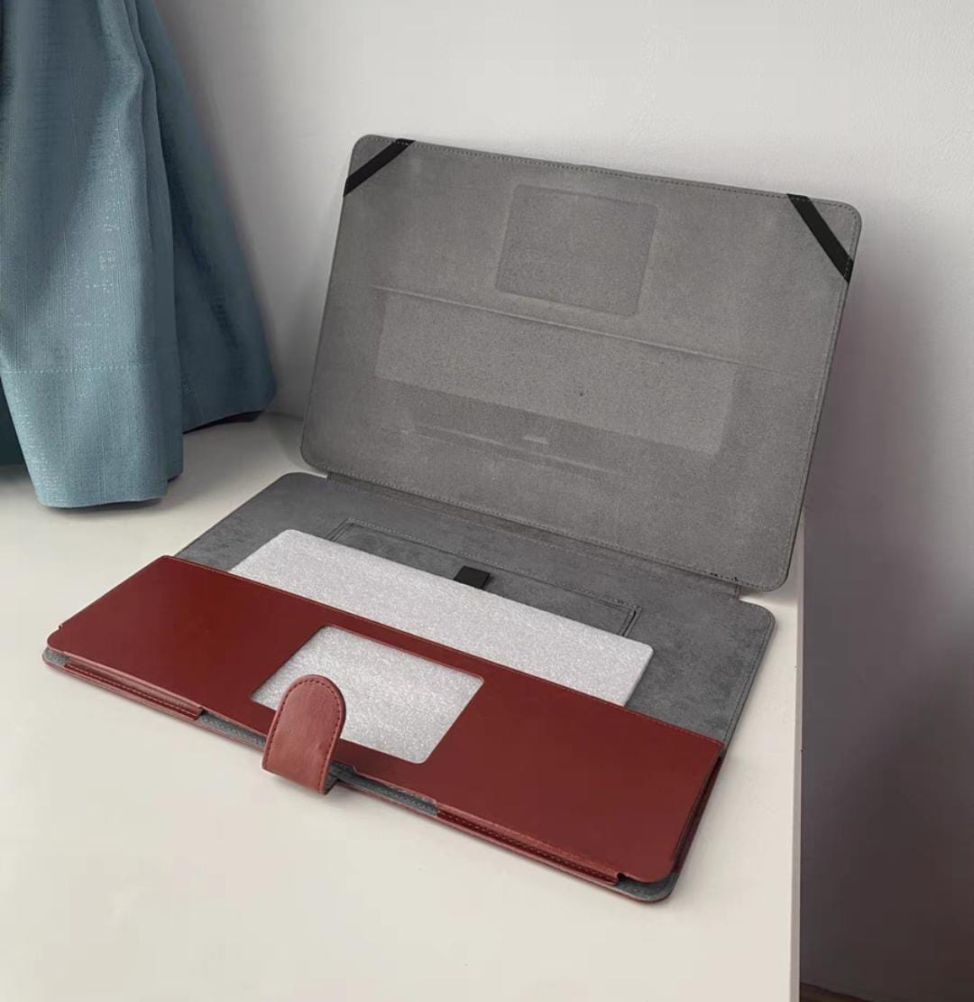 Étui en cuir PU pour ordinateur portable