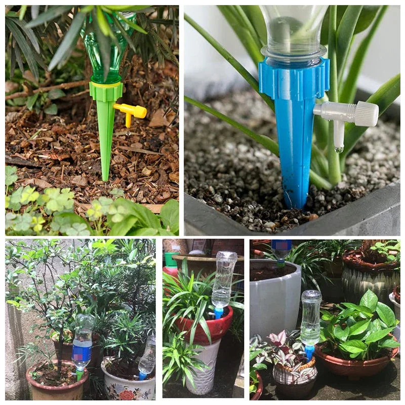 Pour toutes vos plantations- Appareils d'arrosage goutte à goutte automatique pour plantes à libération lente - Lot de 15 Pieces-35$
