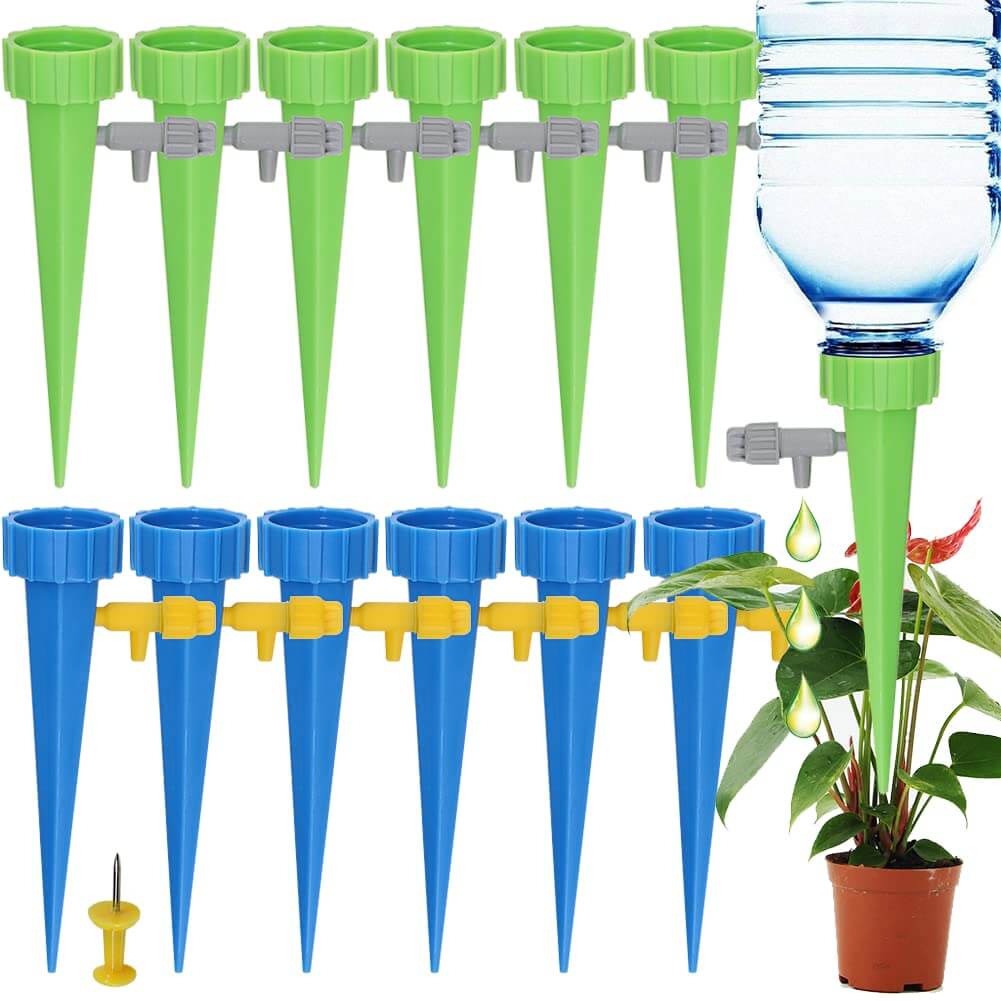Pour toutes vos plantations- Appareils d'arrosage goutte à goutte automatique pour plantes à libération lente - Lot de 15 Pieces-35$