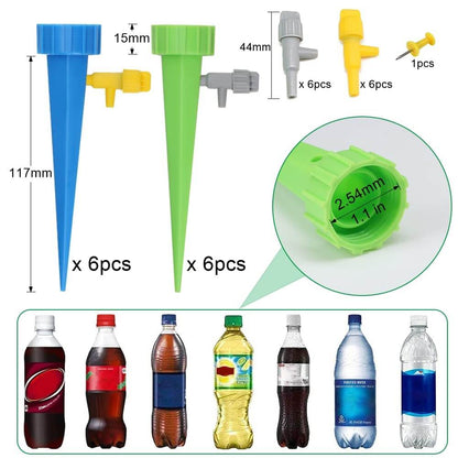Pour toutes vos plantations- Appareils d'arrosage goutte à goutte automatique pour plantes à libération lente - Lot de 15 Pieces-35$