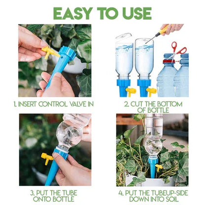 Pour toutes vos plantations- Appareils d'arrosage goutte à goutte automatique pour plantes à libération lente - Lot de 15 Pieces-35$